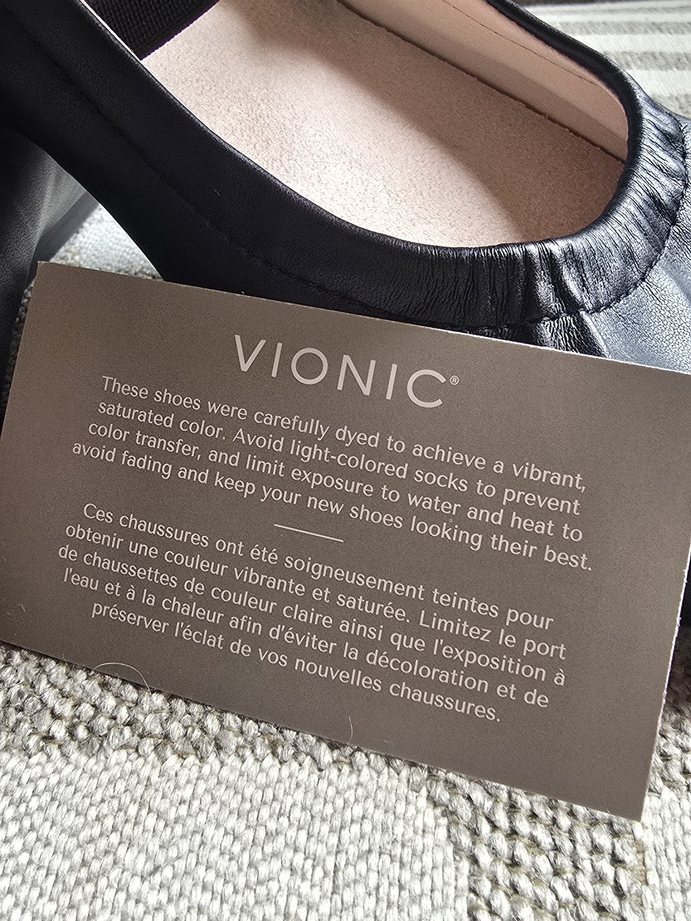 Vionic Black Ballet Flats with Comfort Support - Picture 11 of 13